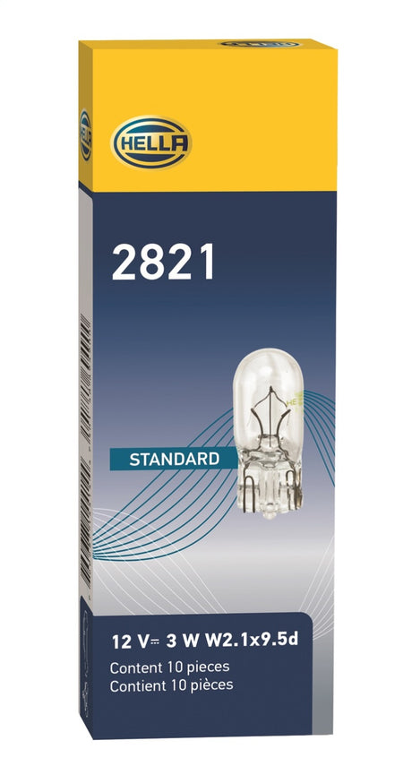 Ampoule à incandescence universelle Hella Clear T3.25 12 V 3 W (MOQ 10)