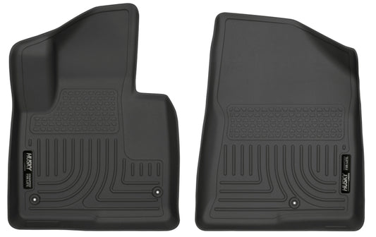 Husky Liners 13-15 Hyundai Sante Fe Sport/Sport 2.0T WeatherBeater Front Row Black Floor Liners