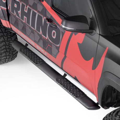 Marchepied latéral Go Rhino V-Series V3 - Universel 80 po (convient pour 4 portes) - Tex. Blk