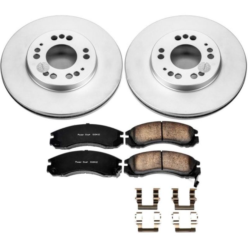 Kit de freins Power Stop 91-96 Dodge Stealth avant Z17 Evolution Geomet avec revêtement