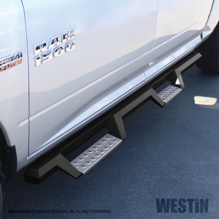 Marchepieds Westin 09-18 RAM 1500 Crew Cab HDX en acier inoxydable - Tex. Blk