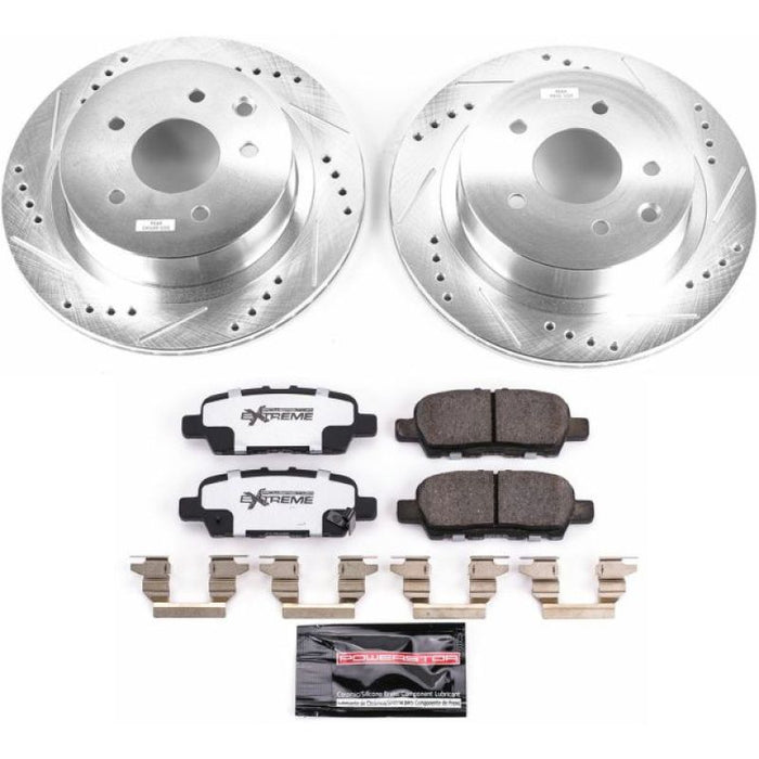 Power Stop 11-19 Nissan Leaf Rear Z26 Street Warrior Brake Kit