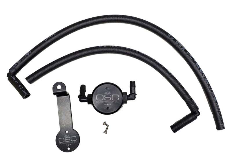 Séparateur d'huile côté conducteur J&amp;L 05-24 Toyota 4Runner 4.0L 3.0 - Anodisé noir
