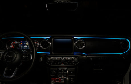 Kit d'éclairage d'intérieur à LED à fibre optique ColorSHIFT pour Jeep Wrangler JL / Gladiator JT ORACLE Lighting VOIR LA GARANTIE