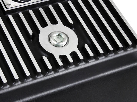 Carter de transmission aFe (noir avec ailettes usinées) Camions GM 99-16 (4L60-E/4L60E/4L65E/4L70E/4L75E)