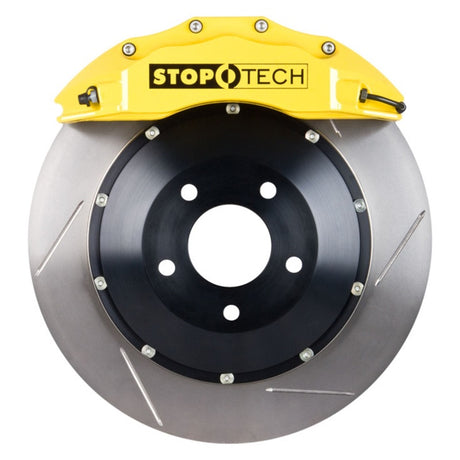 Freins avant StopTech 08-13 BMW M3/11-12 1M Coupé BBK avec étriers ST-60 jaunes Rotor fendu 380x35mm