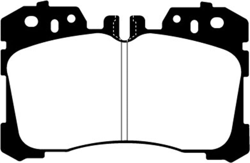 Plaquettes de frein avant Redstuff EBC 07+ Lexus LS460 4.6