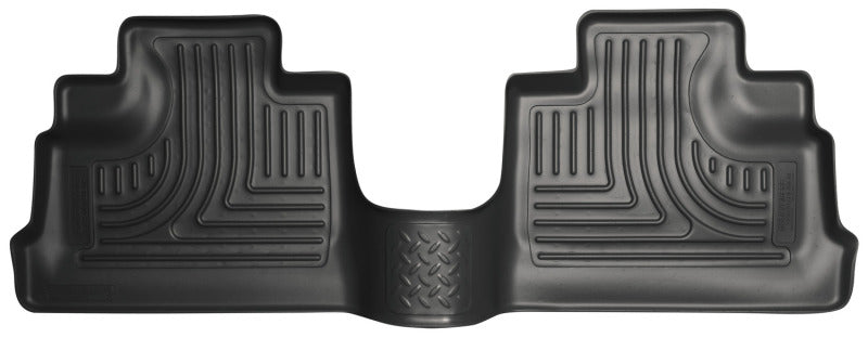 Revêtements de sol noirs Husky Liners 11-12 pour Jeep Wrangler Unlimited (4 portes) WeatherBeater 2e rangée