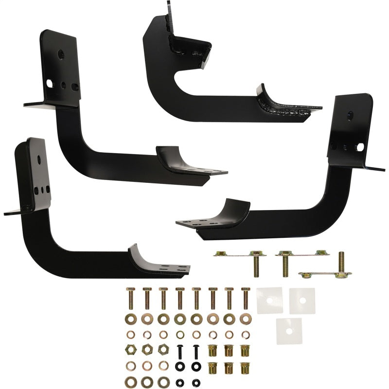 Kit de montage de marchepied Nerf ovale Westin 2009-2018 pour Dodge/Ram 1500 Reg Cab Premier - Noir