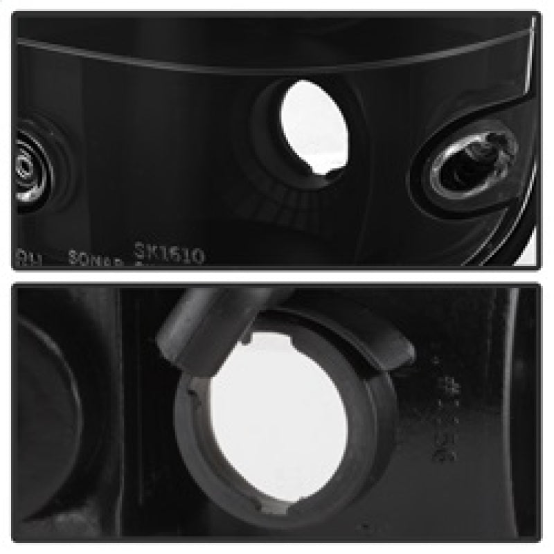 Feux arrière Spyder Toyota Tacoma 95-00 de style européen, noir ALT-YD-TT95-BK