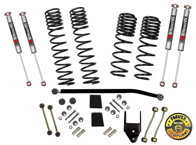 Kit de suspension surélevé Skyjacker 2018 Jeep Wrangler (JL) 2DR 3,5 pouces avec amortisseurs M95