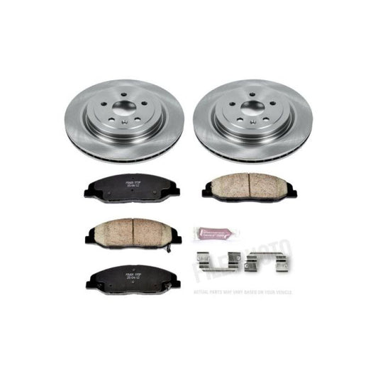 Power Stop 08-14 Cadillac CTS Rear Autospecialty Brake Kit