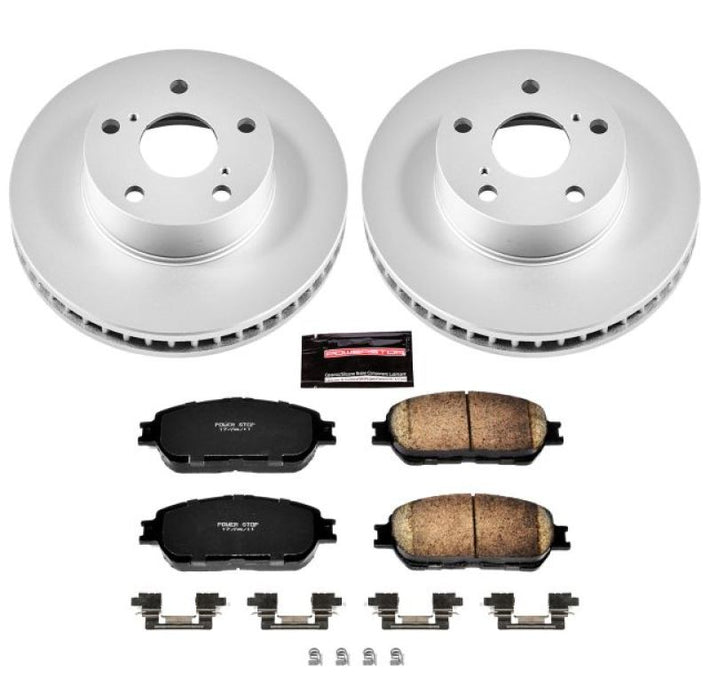 Kit de freins avant Power Stop 05-15 Toyota Tacoma Z17 Evolution Geomet avec revêtement