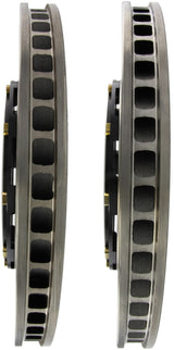 StopTech 09-11 Nissan GT-R Front Slotted Bare Iron 380x34mm AeroRotor Kit Pair