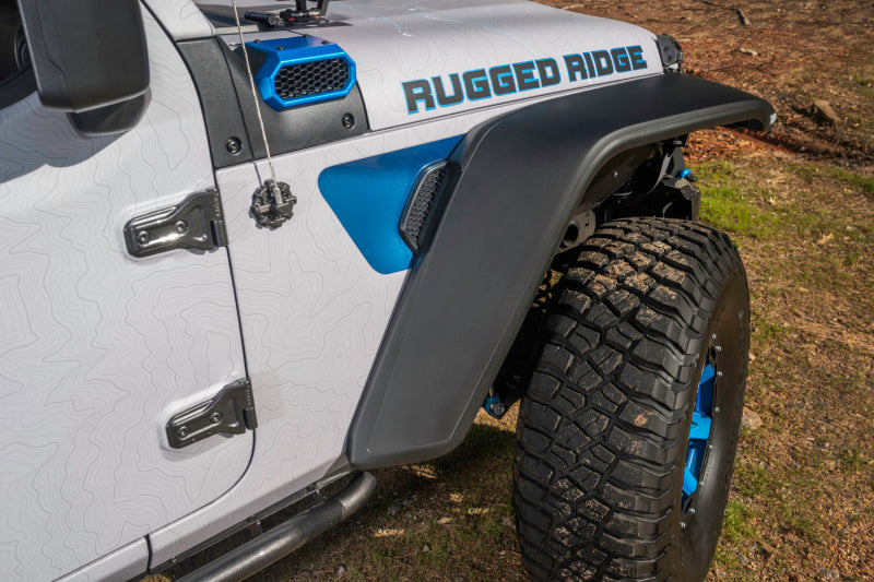 Rugged Ridge Max Terrain Fender Flare Set F & R 18-22 Jeep Wrangler JL