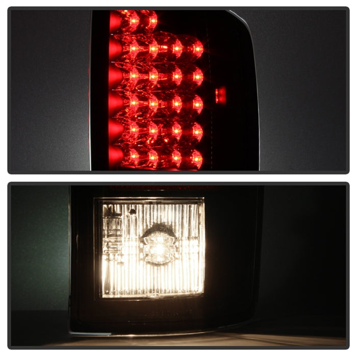 Feux arrière à LED Spyder Dodge Ram 07-08 1500/Ram 07-09 2500/3500 Fumée noire ALT-YD-DRAM06-LED-BSM