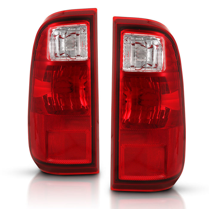 Feu arrière ANZO 2008-2016 Ford F-250, lentille rouge/transparente (remplacement OE)