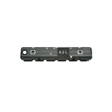 Couvercle de soupape en aluminium noir Omix 4,2 L avec logo pour modèles Jeep 80-91