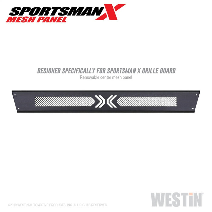 Panneau en maille Westin 15-19 Ford F-150/14-20 Toyota Tundra Sportsman X - Noir texturé