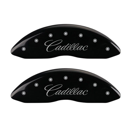 Couvre-étriers MGP 4 gravés à l'avant Cadillac gravés à l'arrière ATS finition noire argent ch