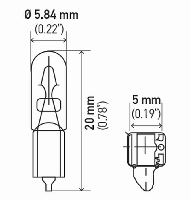 Ampoule Hella 2721 12V 12W W2X46D T15 (2)