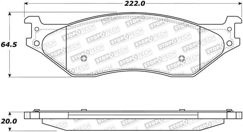 Plaquettes de frein StopTech Street