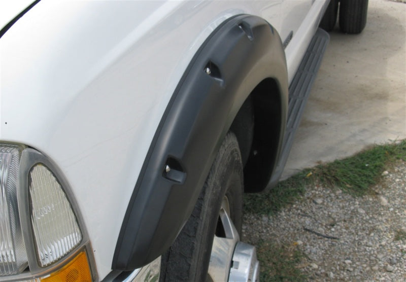 Lund 99-07 Ford F-250 RX-Rivet Style Textured Elite Series Fender Flares - Black (2 Pc.)