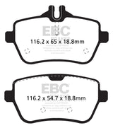 Plaquettes de frein arrière Redstuff EBC 14+ Mercedes-Benz S550 4.7 Twin Turbo