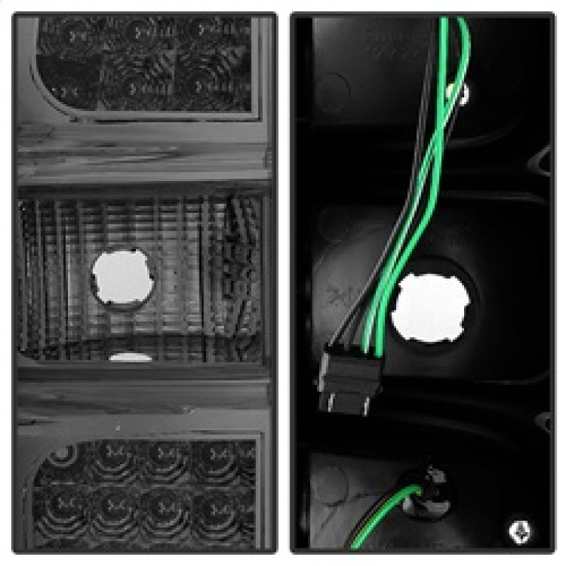 Feux arrière à LED Xtune Chevy Suburban/GMC Yukon/Yukon Denali 07-14 fumés ALT-JH-CSUB07-LED-G2-SM