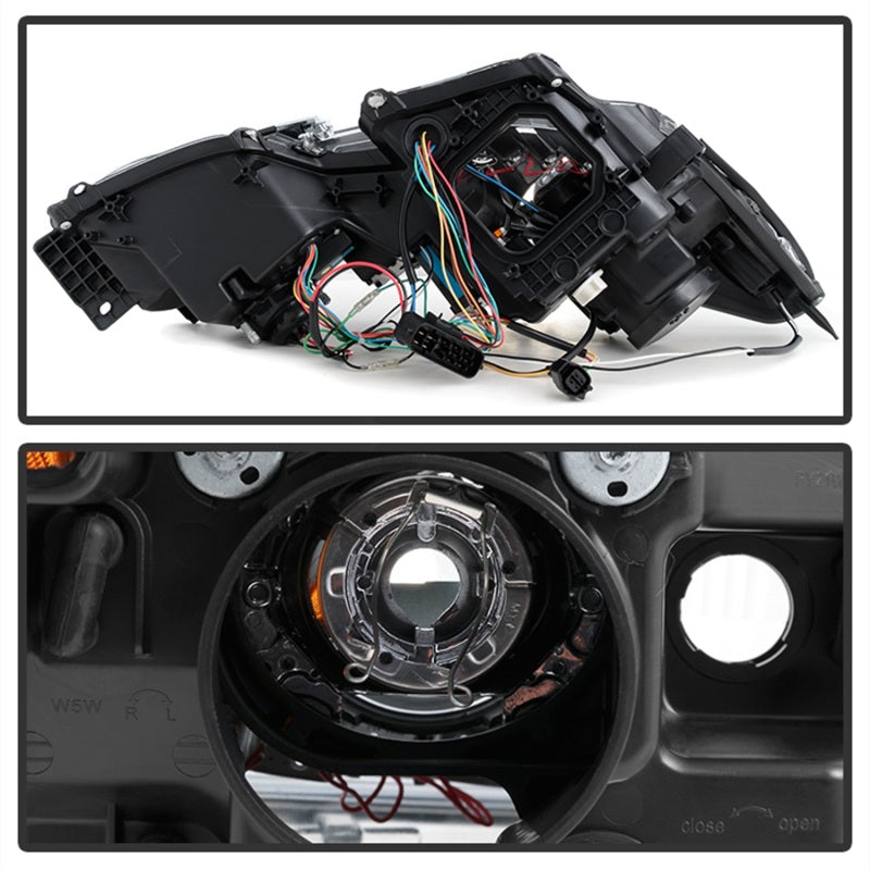 Phares Spyder Lexus GS 300/350/450 06-11 - Modèle HID uniquement - Fumé PRO-YD-LG06-HID-DRL-SM