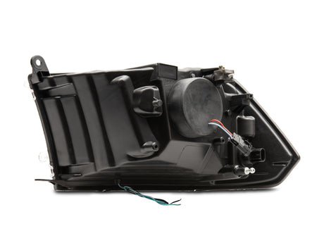 Raxiom 09-18 RAM 1500 LED Halo Projector Headlights- Black Housing (Clear Lens)
