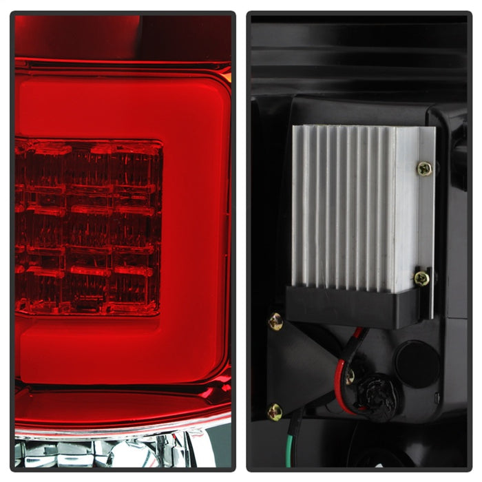 Barre lumineuse LED arrière Spyder 09-14 Ford F150 V2 - Rouge transparent (ALT-YD-FF15009V2-LBLED-RC)