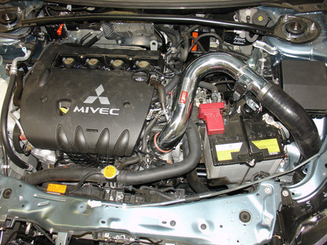 Prise d'air froid noire Injen 09-17 Mitsubishi Lancer GTS 2,4 L 4 cylindres