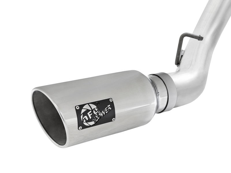 Échappement aFe Atlas 4 pouces double DPF-Back en acier allié avec embouts polaires 16-17 GM Diesel Truck V8-6.6L (td) LML