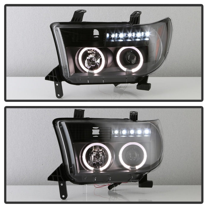 Spyder Signature Toyota Tundra 07-13 / Sequoia 08-13 Projector Headlights - (PRO-YD-TTU07-HL-BKV2)