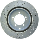 Disque de frein StopTech Select Sport percé et fendu - Avant droit