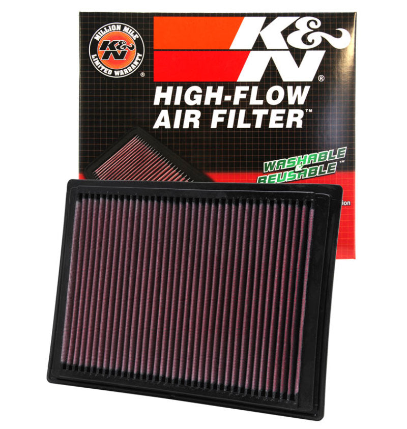 K&N 04-08 Ford F150 / 05-06 Expedition / 05-07 F250 SD / 05-06 Lincoln Navigator Drop In Air Filter