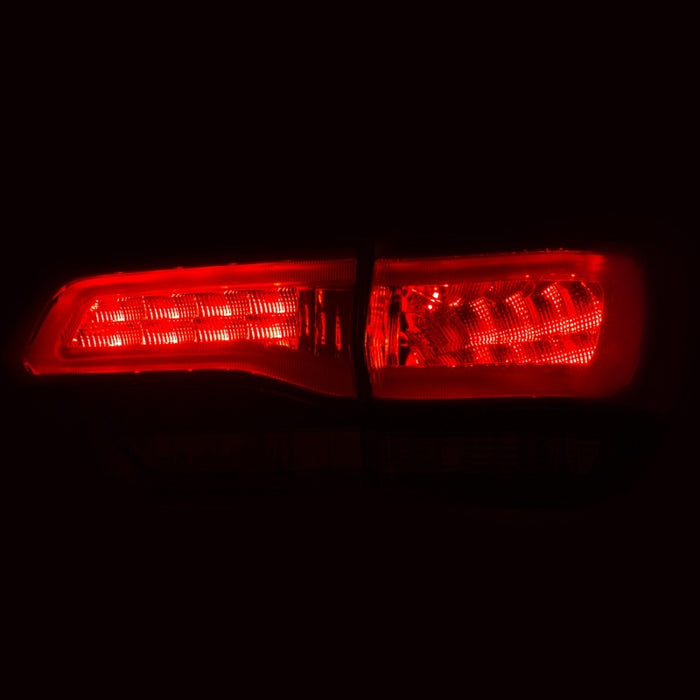 Feux arrière à LED ANZO 2014-2016 Jeep Grand Cherokee Rouge/Fumée