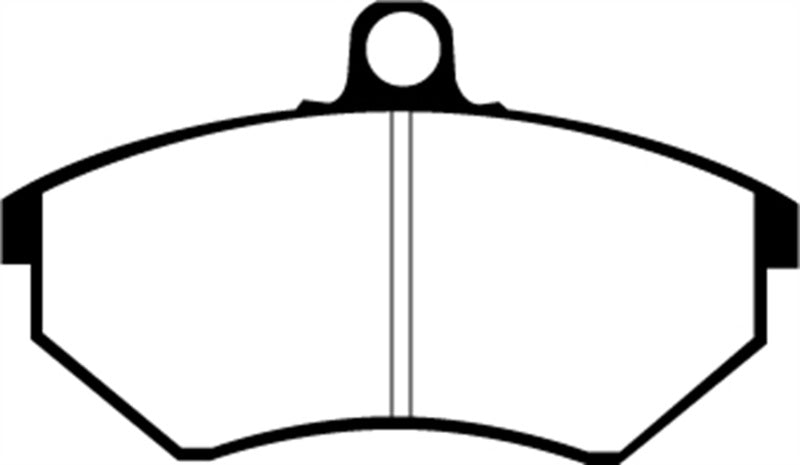 Plaquettes de frein avant EBC 94 Volkswagen Cabriolet 1.8 Ultimax2