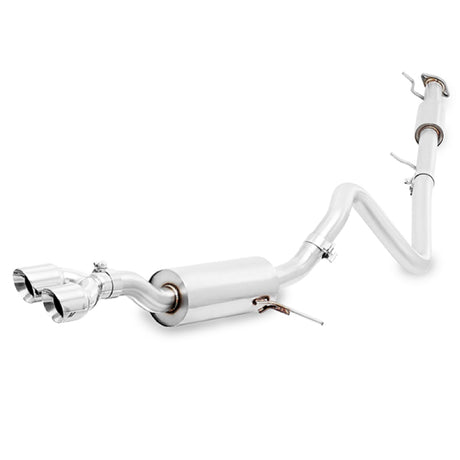 Échappement Cat-Back résonant en acier inoxydable Mishimoto 14-16 Ford Fiesta ST 1,6 L 2,5 pouces avec embouts polis