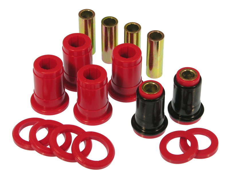 Bagues de bras de suspension supérieur arrière pleine grandeur Prothane 59-64 GM (pour bras supérieur simple) - Rouge