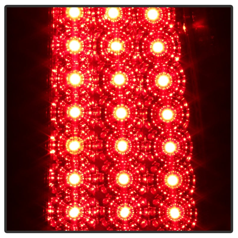 xTune Chevy Silverado 1500/2500/3500 03-06 LED Tail Lights Red Clear ALT-ON-CS03-LED-RC