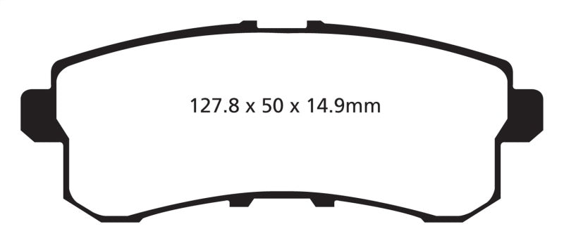 Plaquettes de frein arrière EBC 11-13 Infiniti QX56 5.6 Yellowstuff