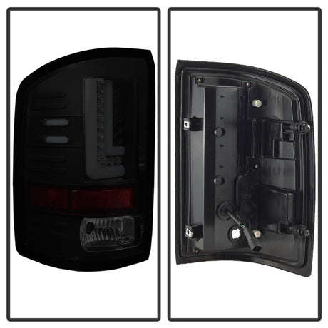 Feux arrière à DEL pour GMC Sierra 2016-2017 Spyder - Fumée noire ALT-YD-GS16-LED-BSM