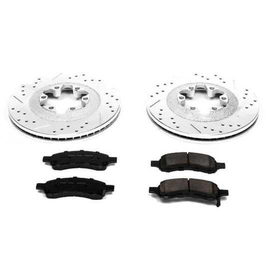 Power Stop 09-12 Chevrolet Colorado Front Z23 Evolution Sport Brake Kit