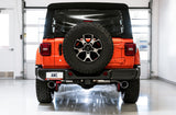 AWE Tuning 2018+ Jeep Wrangler JL/JLU Tread Edition Échappement double à essieu arrière - Embouts chromés argentés