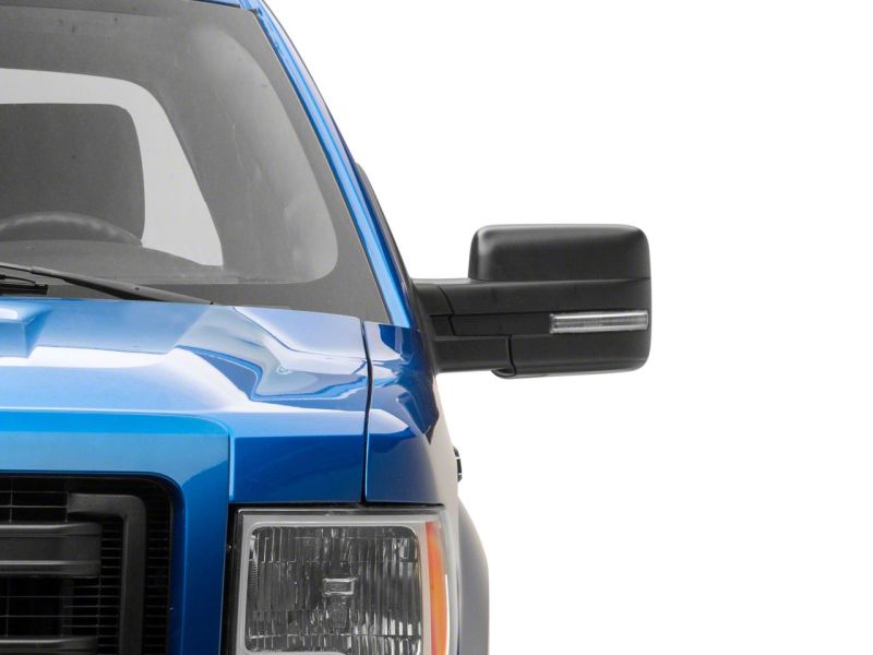 Clignotants LED séquentiels montés sur rétroviseur Raxiom 09-14 Ford F-150 Axial Series - Fumé