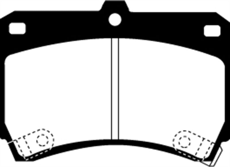 Plaquettes de frein avant Greenstuff EBC 94-97 Ford Aspire 1.3 manuelle