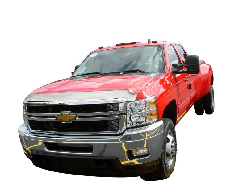 Capot de protection à profil bas Aeroskin AVS 11-14 pour Chevy Silverado 2500 - Chrome