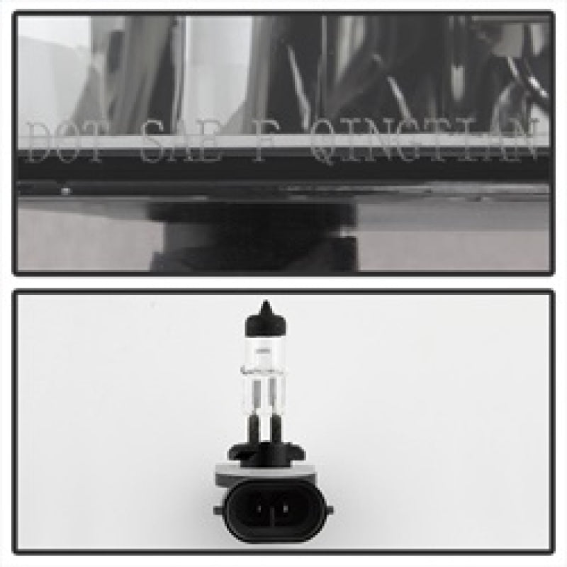 Feux antibrouillard OEM Spyder GMC Sierra 1500/2500 99-02/Sierra 1500HD/2500HD sans interrupteur Transparent FL-CL-GMCY99-C